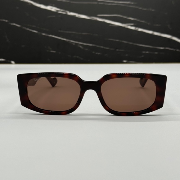 NEW GG1534S 002 GUCCI SQUARE HAVANA BROWN SUNGLASSES main image 9